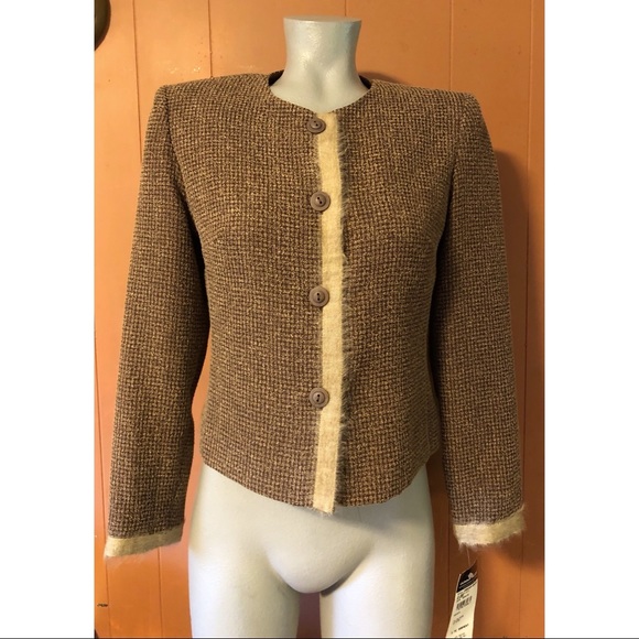 Donna Ricco Jackets & Blazers - NWT Donna Ricco Petite Cardigan-Look Blazer 6P